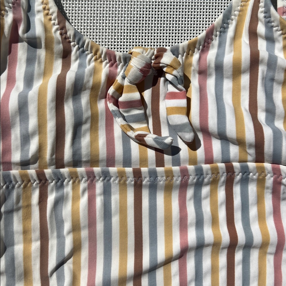 Zara girls’ one-piece striped swimsuit - Picture 3 of 7